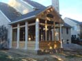 Split fiberglass columns
