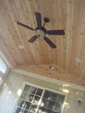 Cedar cathedral ceiling